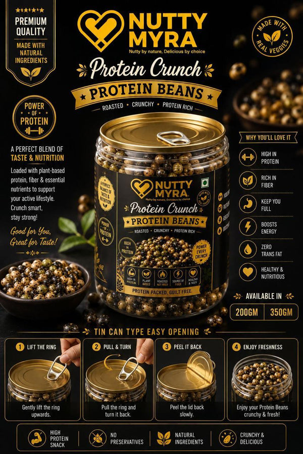 Nutty Myra Protein Crunch – Roasted Protein Beans