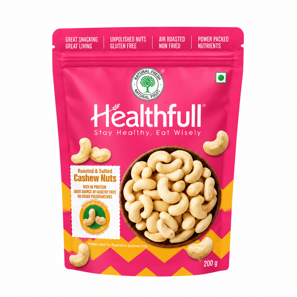 Roasted Salted Cashews & Almonds + FREE Dates – 200g